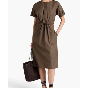 Vince Dark Brown Midi Dress